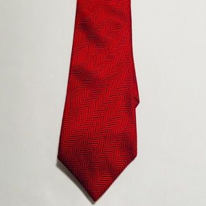 TURNBULL & ASSER SILK TIE RED MADE IN ENGLAND